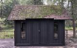 cabin, log house, rural, country, 