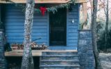 cabin, barn, lake, water, rural, country, wooded, deck, 