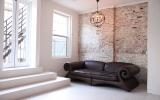 distressed, funky, textured walls, eclectic, bohemian, white, loft, distressed
