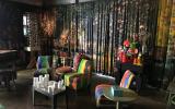 artist loft, bohemian, colorful, distressed, eclectic, funky, textured walls, 