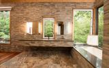 modern, contemporary, pool, glass, wood, stone, 