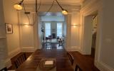 brownstone, townhouse, kitchen, garden, bathroom, staircase, 