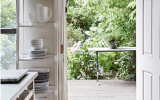 brownstone, townhouse, contemporary, modern, white, light, bathroom, kitchen, 