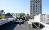 brownstone, townhouse, kitchen, light, airy, modern, bathroom, terrace, 