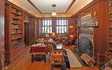 apartment, traditional, library, den study, wood, 