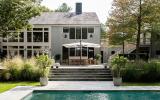 Hamptons, pool, contemporary, garden, upscale, patio, wood, light, 