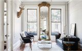 brownstone, townhouse, contemporary, modern, white, light, bathroom, kitchen, 