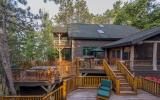 lake, rustic, traditional, cabin, water, pool, 