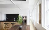 loft, apartment, kitchen, bathroom, rooftop, light, skyline, city view, 