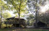 cabin, log house, rural, country, 