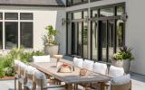 Hamptons, pool, contemporary, garden, upscale, patio, wood, light, 