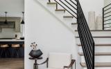 Hamptons, pool, deck, contemporary, modern, kitchen, staircase, light, airy, 