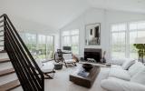 Hamptons, pool, deck, contemporary, modern, kitchen, staircase, light, airy, 