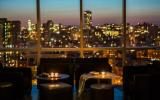 contemporary, upscale, glass, apartment, loft, staircase, rooftop, city view, 