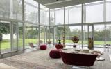 modern, light, glass, pool, estate, field, 