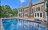 Hamptons, contemporary, pool, tennis, gym, 