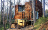 modern, contemporary, light, airy, wooded, 