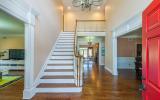 staircase, fireplace, pool, deck, patio, garden, kitchen, porch, contemporary, 