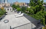 townhouse, modern, glass, light, rooftop, staircase, white, 