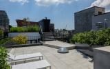 townhouse, modern, glass, light, rooftop, staircase, white, 